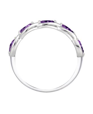 Amethyst (1/3 ct. t.w.) Ring in Sterling Silver (Also Available in Multi-Stones)