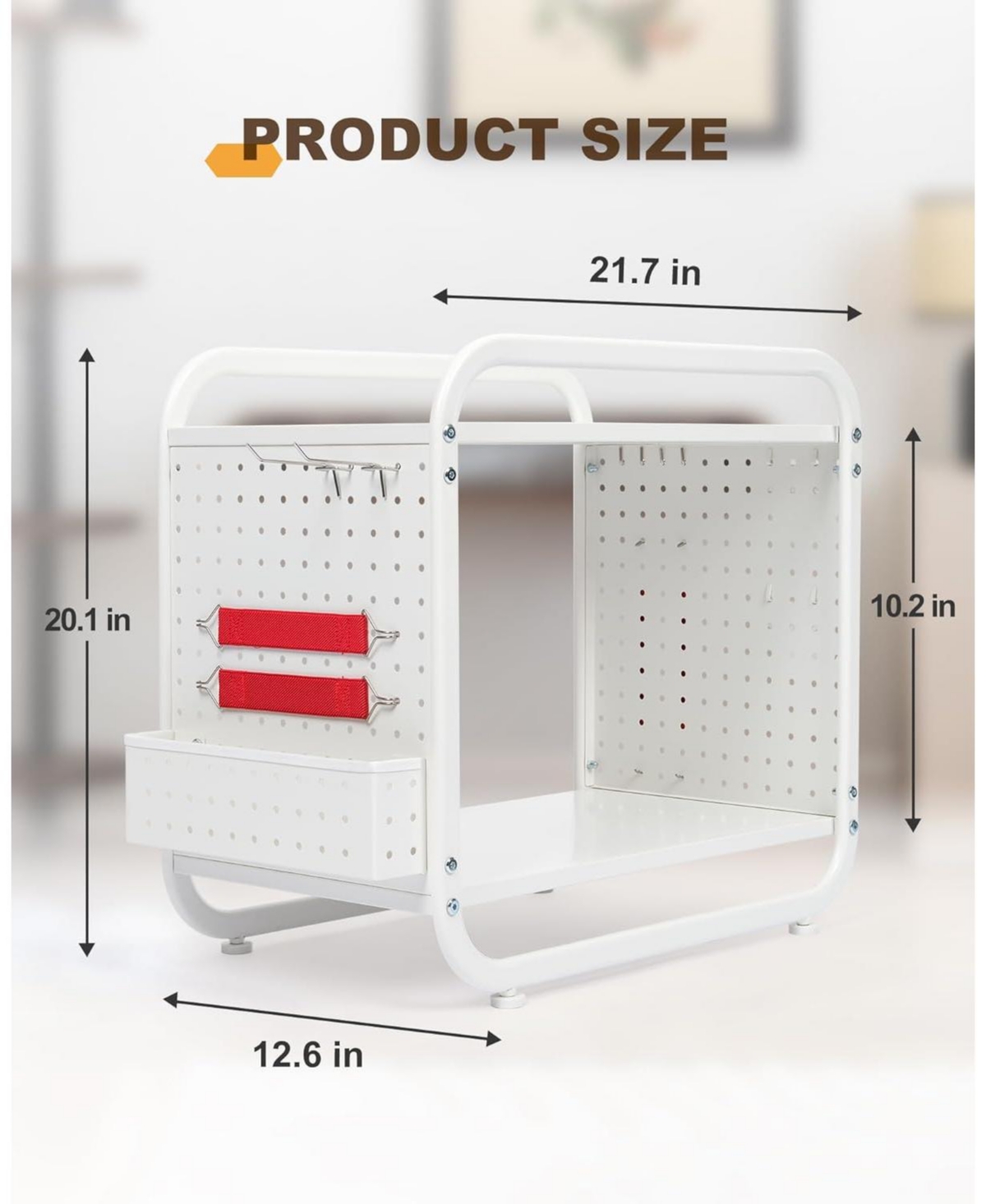 Mythinglogic Metal Gaming Console Storage Organizer and Controller Holder