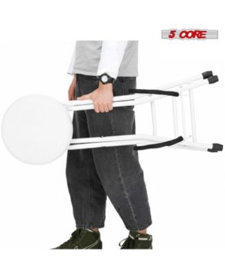 Guitar Stool 3.15" Padded Chair Foldable Heavy Duty Music Seat Built in Foot Rest Guitar Stand