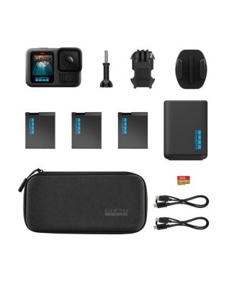 HERO13 Extended Power Bundle - Includes Dual Battery Charger, 3 Enduro Batteries, 64GB SanDisk microSD Card, Camera Case & Extreme 47pc