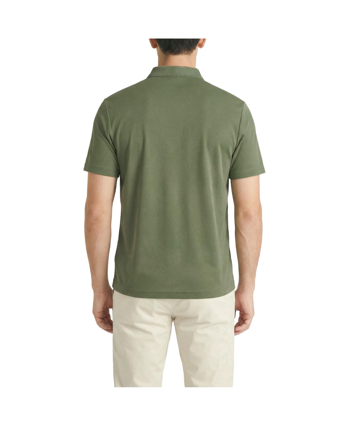 Level 7 Men's Office-Leisure Collection Seamless Polo Shirt Slim Fit