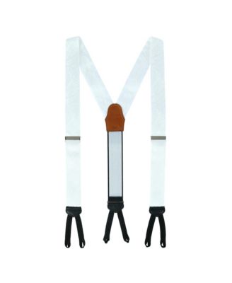 Men's Banbury Tone on Tone Paisley Silk Suspenders and Bow Tie Set