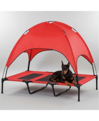 Modern Elevated Dog Cot, Portable & Breathable Cooling Pet Bed