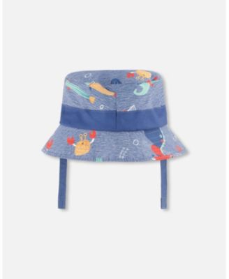 Toddler Polyester Beach Hat Marine Animal Print