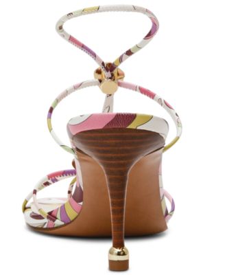 Women's Ramos Strappy Embellished Stiletto Heel Dress Sandals