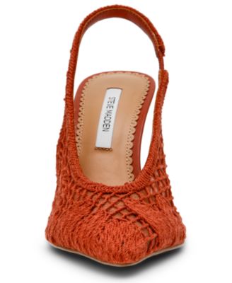 Women's Andromeda-C Crochet Pointed Toe Slingback Pumps