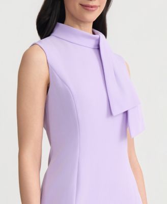Women's Tie-Neck Sheath Dress 