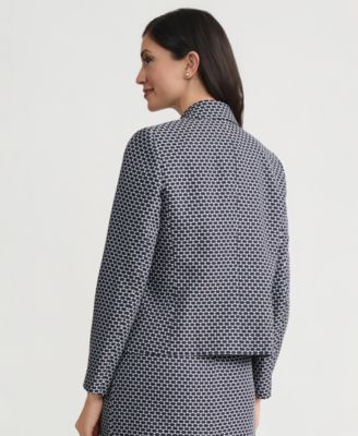 Women's Cropped Peak-Lapel Blazer