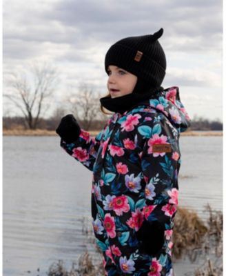 Baby Unisex Baby Knit Mittens with Cord- Baby