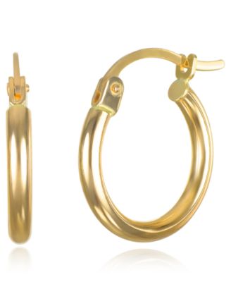 Hoop Earrings in 10k Yellow Gold