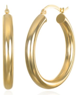 Hoop Earrings in 10k Yellow Gold