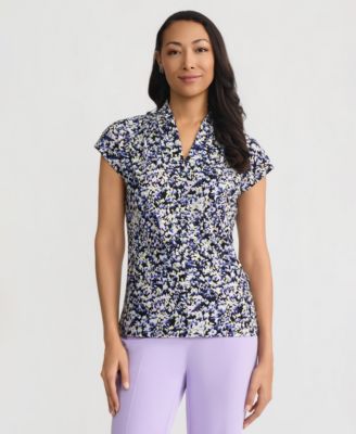 EXT SLV FUNNEL SLV KNIT TOP