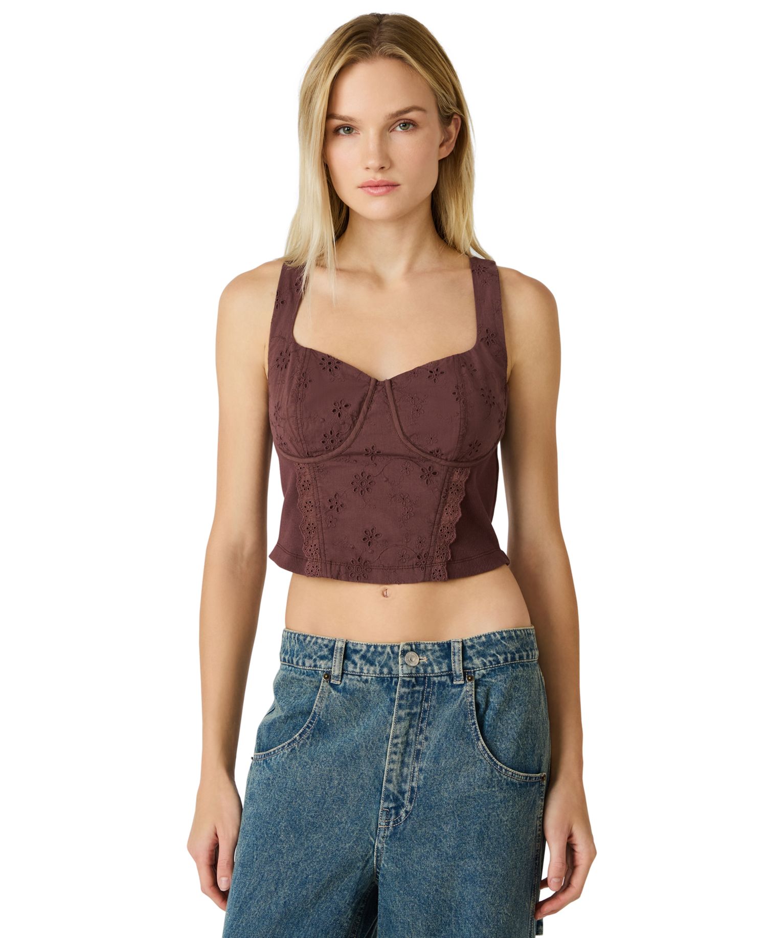 Women's Dixie Sweetheart Neck Top