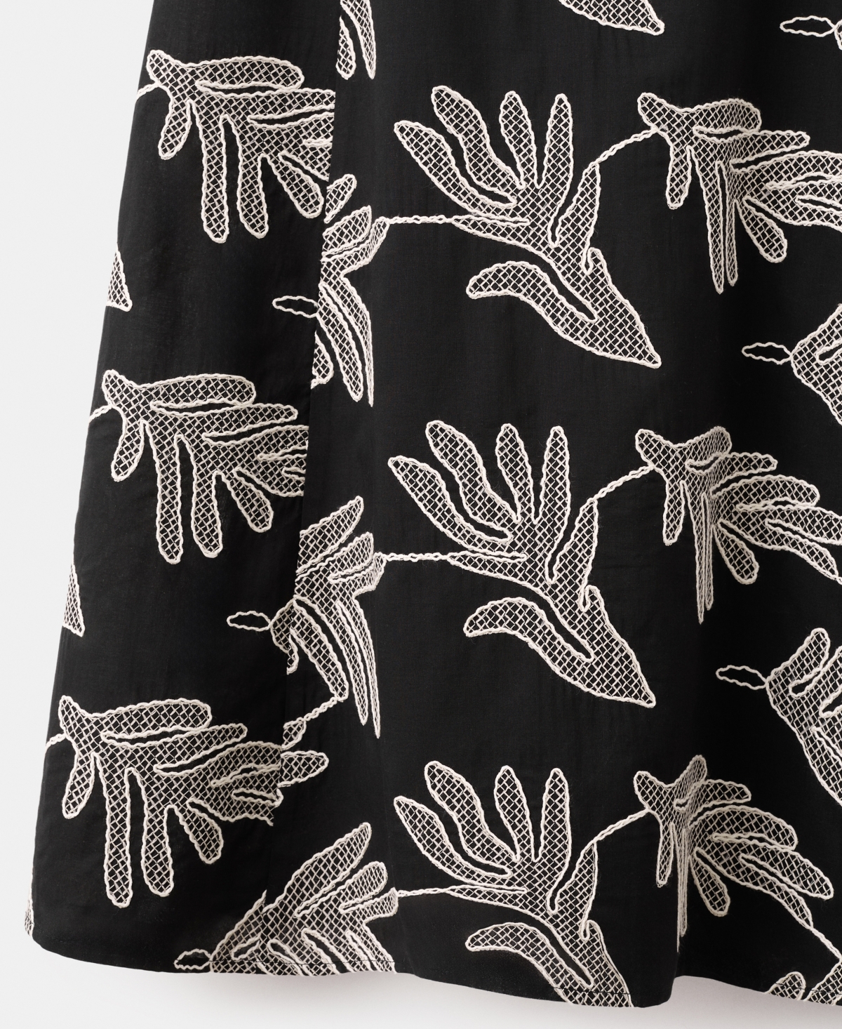 Mango Women's Floral Embroidery Dress