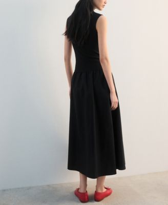 Women's Polo Collar Mixed Dress