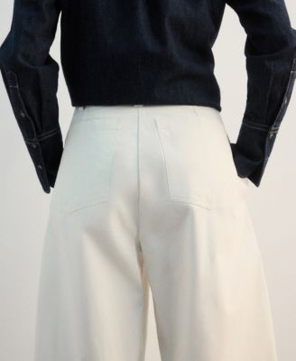 Women's Straight-Fit Cotton Pants