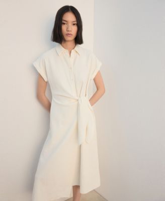 Women's Knot Detail Midi Dress