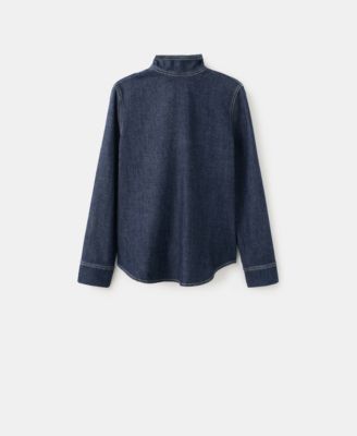 Women's Tie Detail Denim Shirt