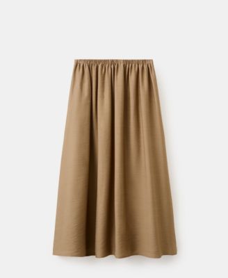 Women's Gathered Midi Skirts