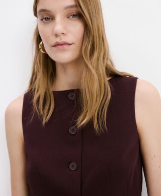 Women's Buttons Suit Vest