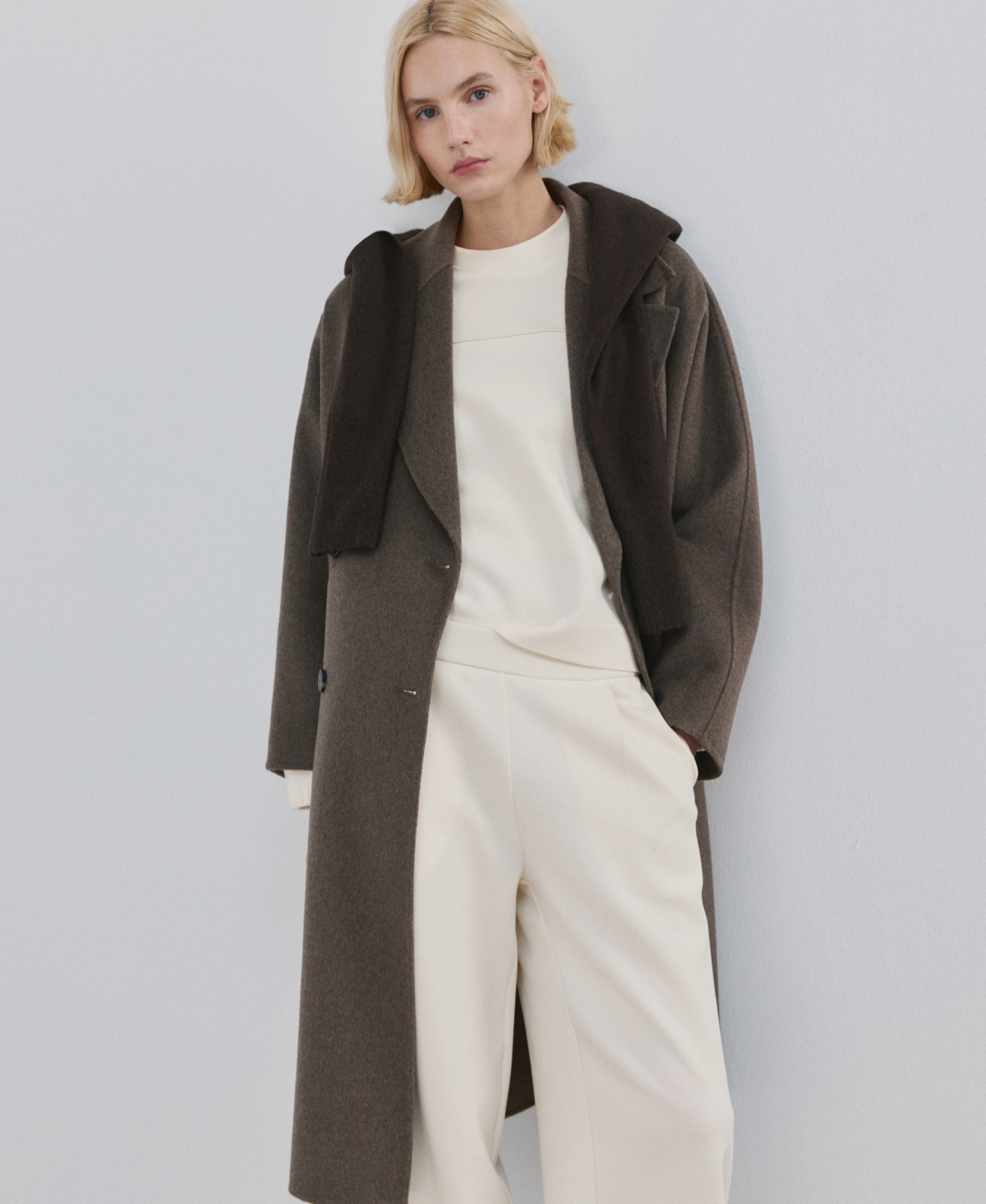 Mango Women's Straight-Fit Cotton Pants