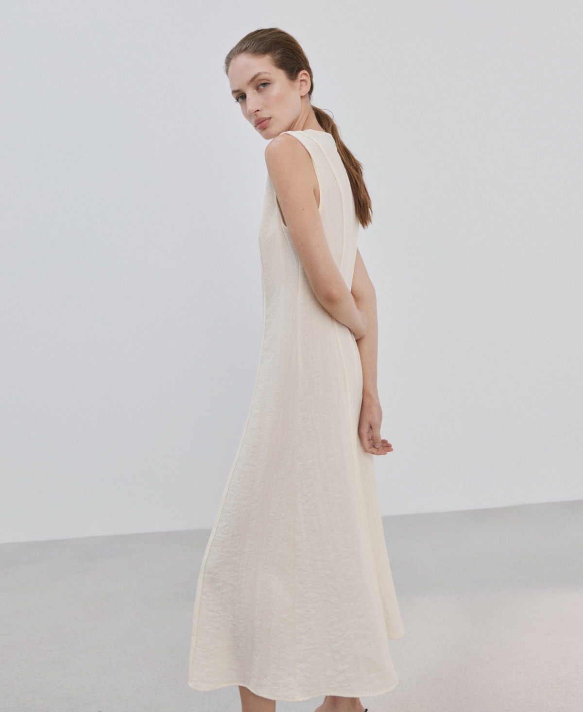 Mango Women's Godets A-Line Dress