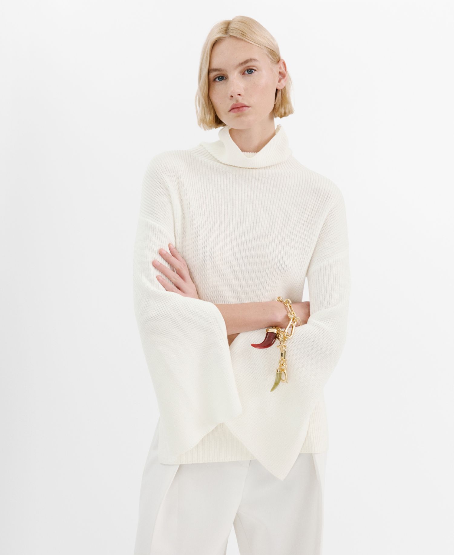 Women's Turtleneck Knit Sweater
