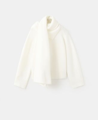 Women's Scarf Knitted Sweater