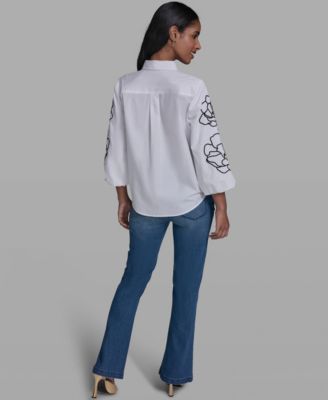 Petite Collared Neck Shirt