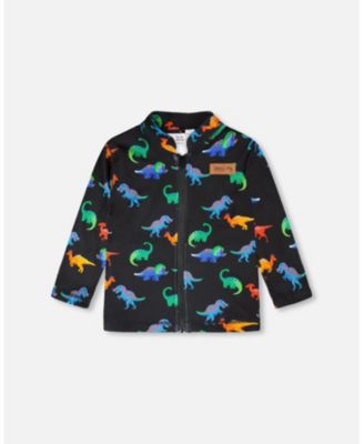 Baby Boys 3-in-1 Two-Piece Mid-Season Outerwear Set Dinosaur Print