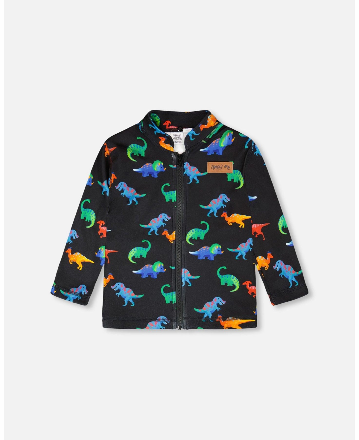 Deux par Baby Boys 3-in-1 Two-Piece Mid-Season Outerwear Set Dinosaur Print