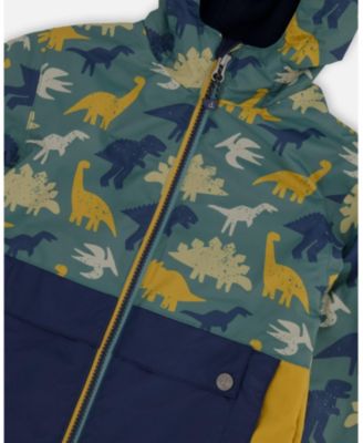 Baby Boys Two-Piece Mid-Season Outerwear Set Dinosaur Print
