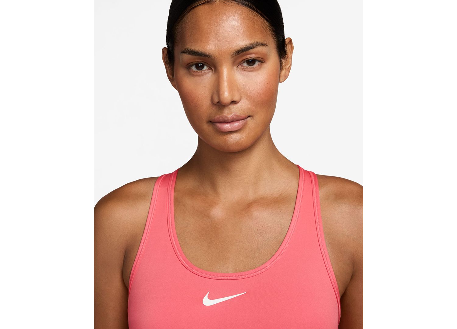 Plus Size Active Medium-Support Padded Logo Sports Bra