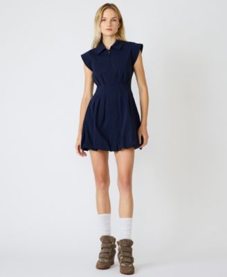 Women's Dyanne Bubble-Hem Mini Dress