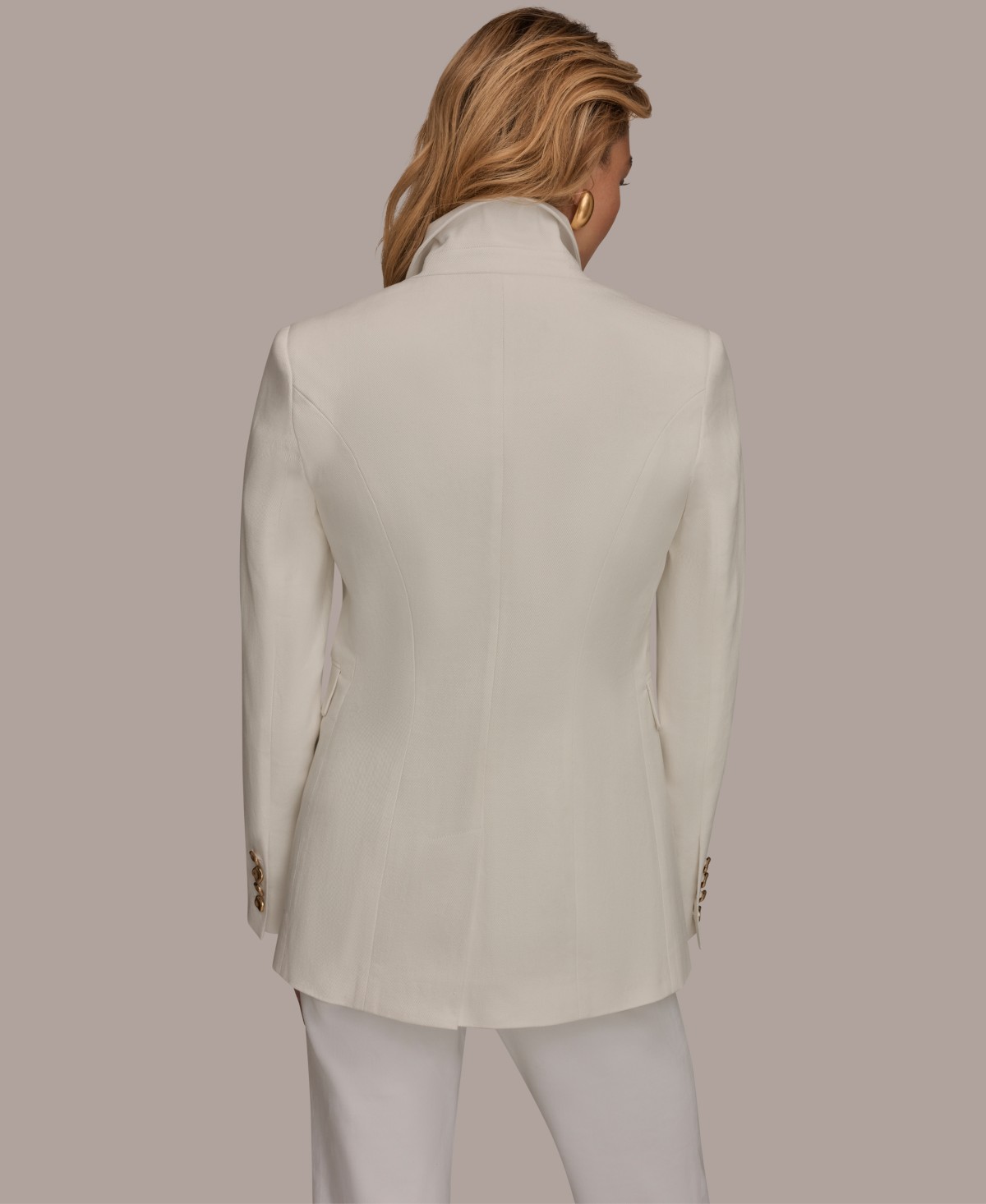 Женские Donna Karan New York Women's Double Breasted Blazer Jacket — фото 3