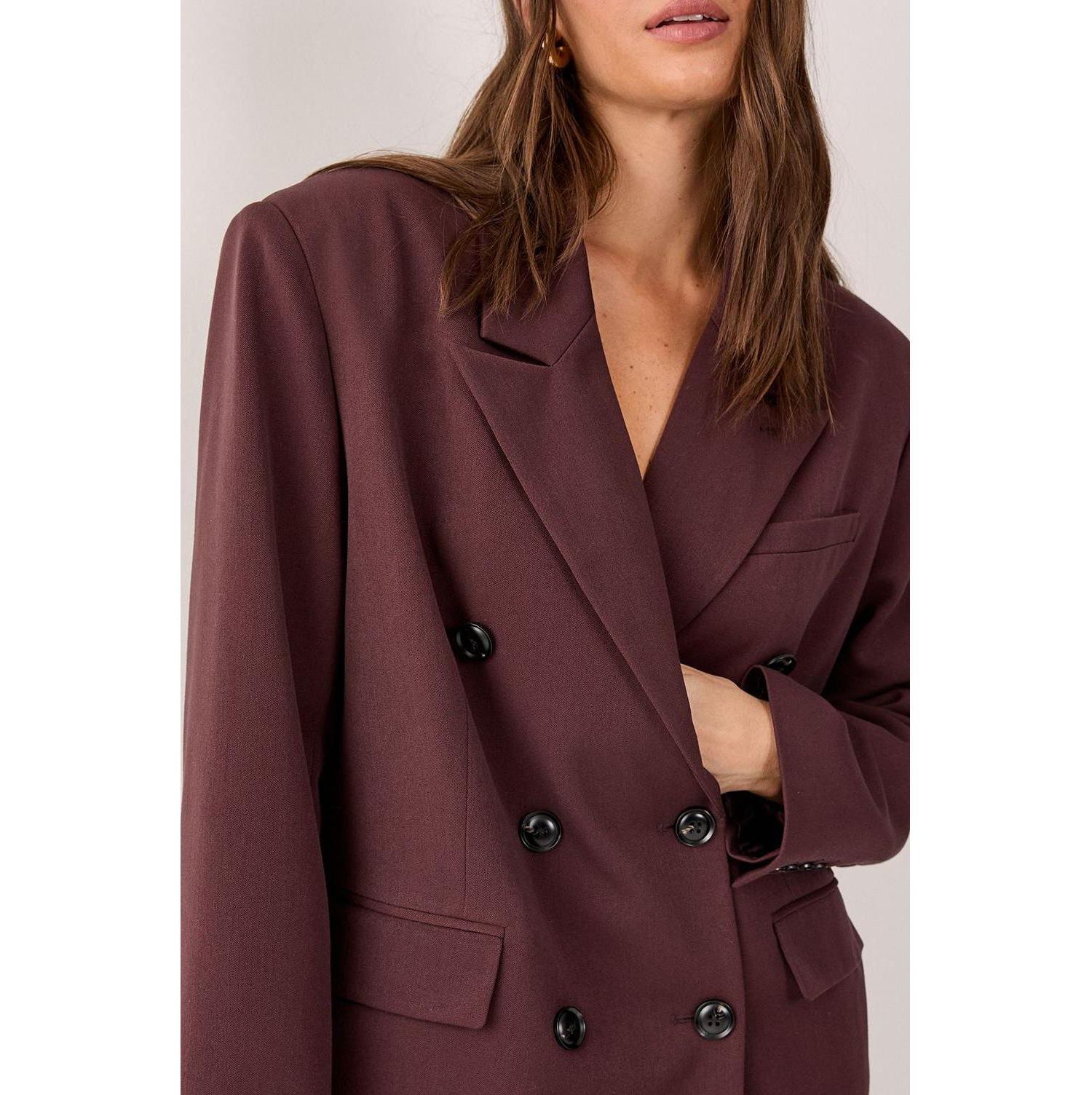 Women's Double Breasted Oversized Blazer