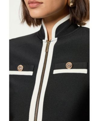 Women's Bandage Military Knit Dress