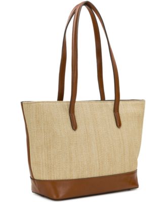 Verzi Small Woven Tote Bag
