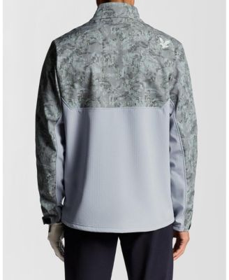 Men's Golf Printed Half Zip Windjammer Jacket