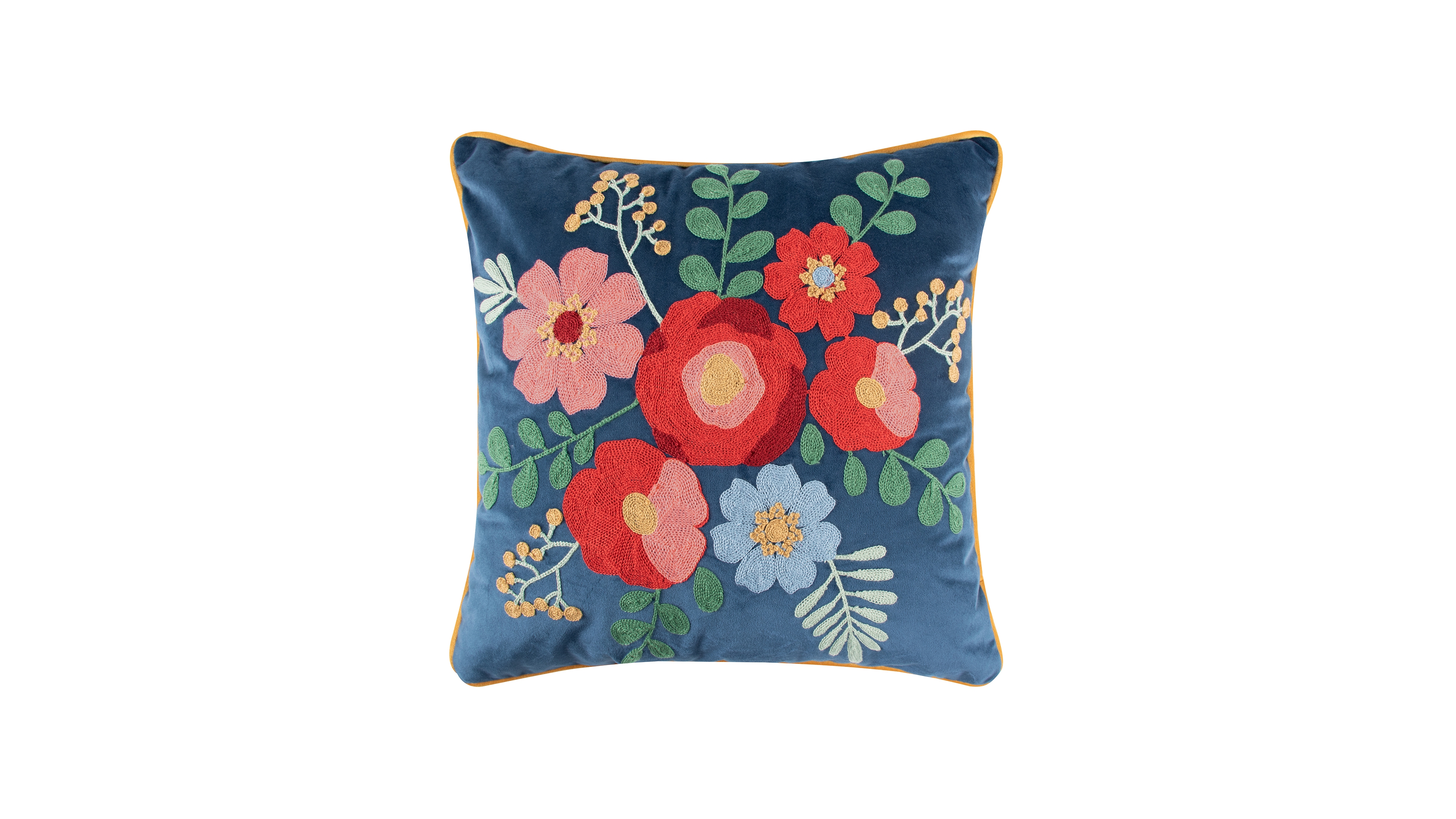 Levtex Home Bellara Embroidered Decorative Pillow, 18" x 18"