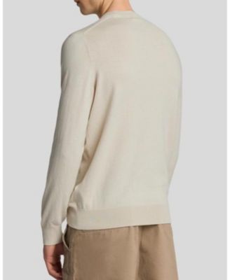 Men's Cotton Merino Crew Neck Sweater