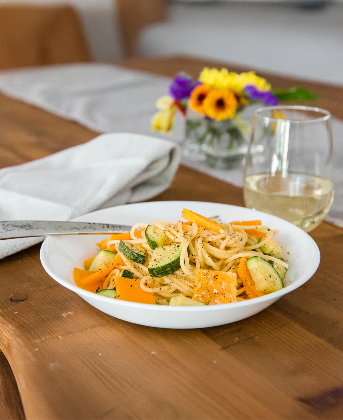 Corelle Winter Frost Pasta Bowls, Set of 4