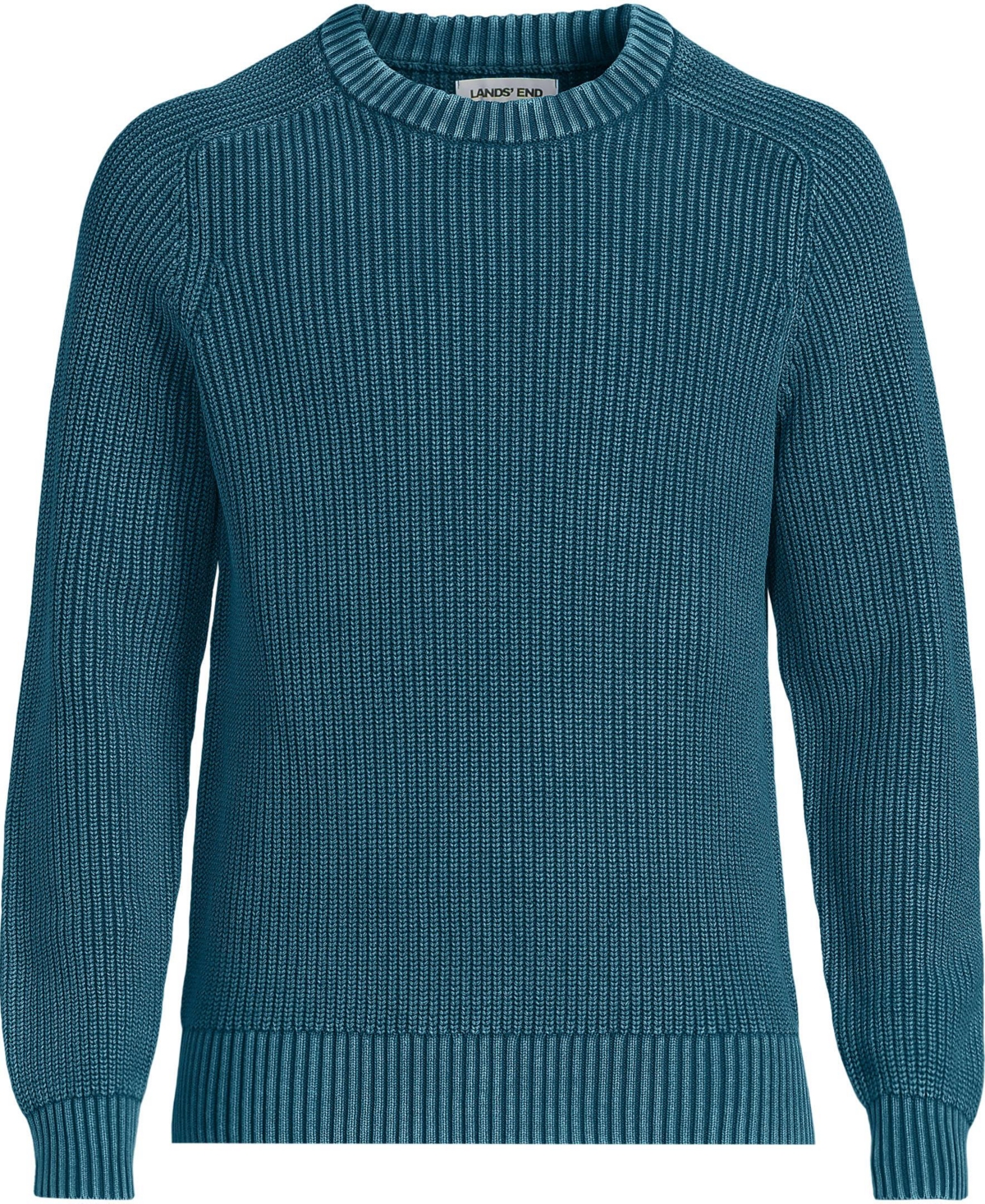 Lands' End Men's Long Sleeve Sunwashed Drifter Sweater