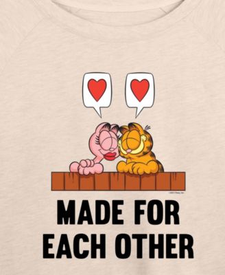 Women's Garfield And Arlene Made For Each Other French Terry Long sleeve T-shirt