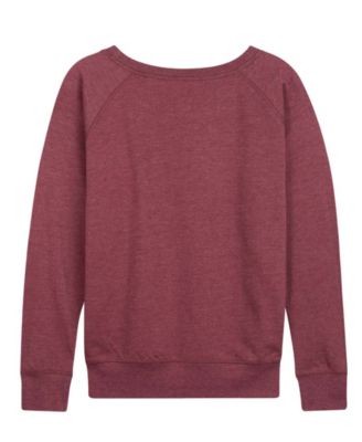 Women's Instant Message Black Teacher Magic French Terry Long-Sleeve T-Shirt