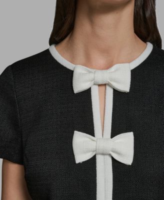 Women's Bow Detail A-Line Dress