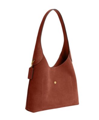 Brooklyn Medium Suede Shoulder Bag 28