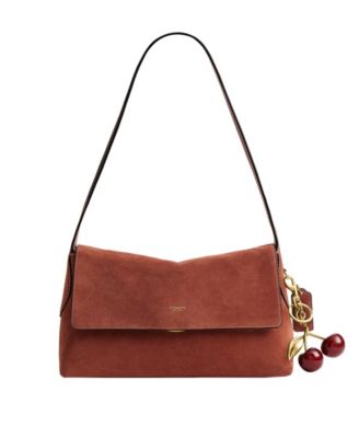 Chelsea Medium Suede Slim Shoulder Bag 30