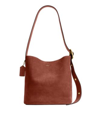 Suede Bleecker Mini Bucket Bag