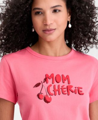 Women's Cotton Mom Cheri&eacute; Graphic Tee
